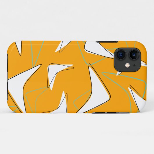 Retro Boomerangs Case-Mate iPhone Case (Achterkant (horizontaal))