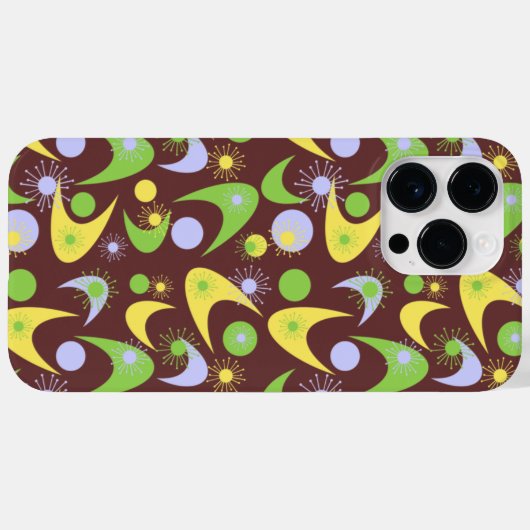 Retro Boomerangs Case-Mate iPhone Case (Achterkant (horizontaal))