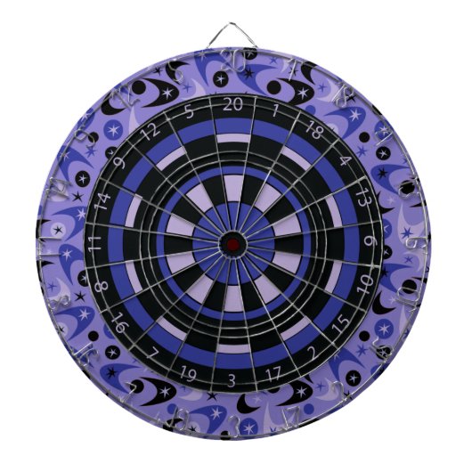 Retro Boomerangs Dartbord (Voorkant)