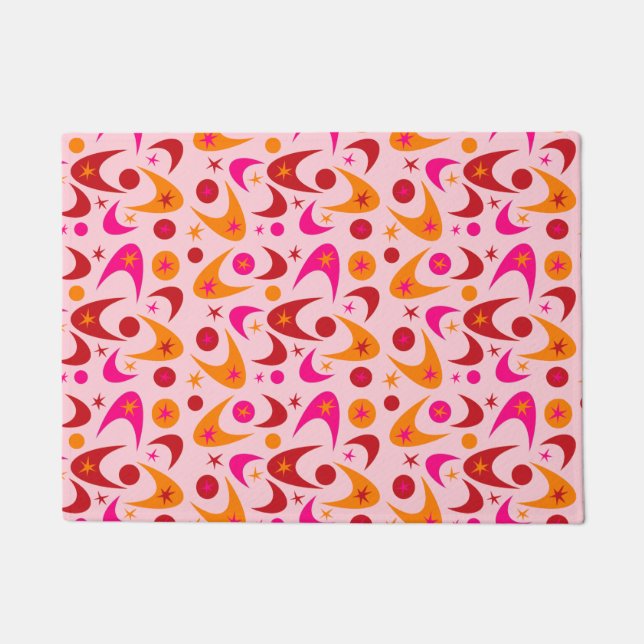 Retro Boomerangs Deurmat (Voorkant)