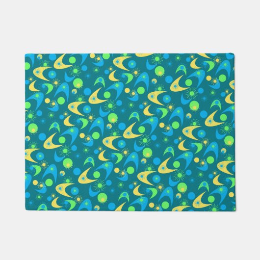 Retro Boomerangs Deurmat (Voorkant)