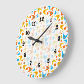 Retro Boomerangs Grote Klok (Hoek)