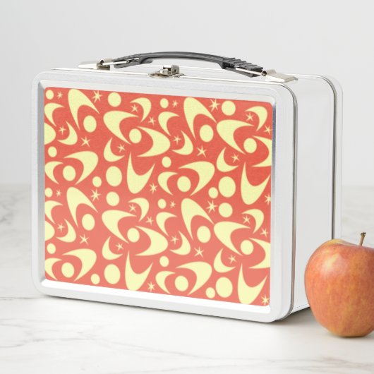 Retro Boomerangs Metaal Lunch Box (In situ)