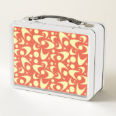 Retro Boomerangs Metaal Lunch Box (Achterkant)