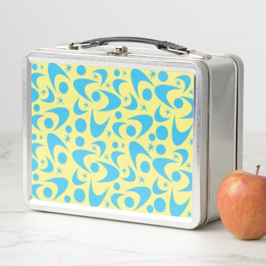 Retro Boomerangs Metaal Lunch Box (In situ)