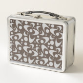 Retro Boomerangs Metaal Lunch Box (Voorkant)