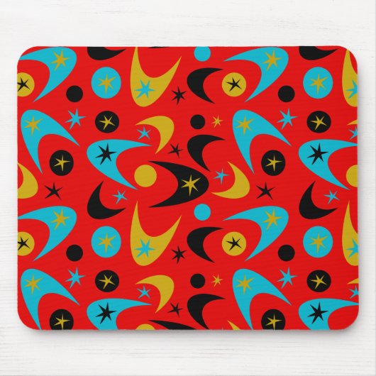 Retro Boomerangs Muismat (Voorkant)