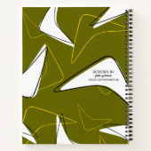 Retro Boomerangs Notitieboek (Achterkant)