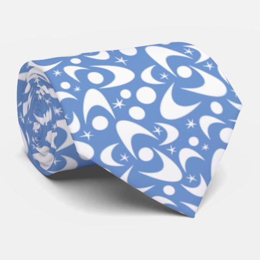 Retro Boomerangs Stropdas (Opgerold)