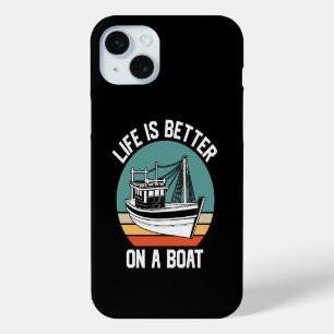 Retro Bootliefhebber iPhone 15 Mini Hoesje