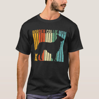 Retro Border Collie Ma Cute Border Collie Lover D T-shirt