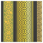 Retro Borders in Goud Stof (Close Up)