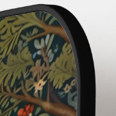 Retro bos egel bos botanische pickleball paddle (Links Detail)