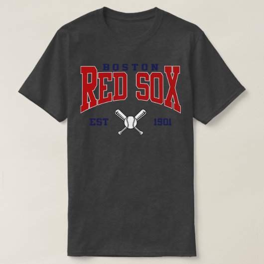 Retro Boston Baseball TShirt (Design devant)