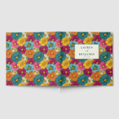 Retro Botanica and Teal Wedding Gastenboek (Volledig)