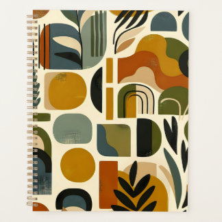Retro Botanica Geometrica Planner