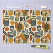 Retro Botanica Geometrica Tissuepapier (Craft)