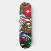 Retro Bottle Casquette Skateboard | Retro Skateboa (Recto)