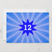 Retro Bowling Any Age Birthday Photo Kaart (Achterkant)