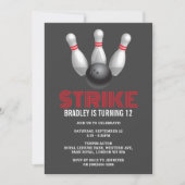 Retro Bowling Elke ouderdag Kaart (Voorkant)