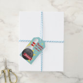 Retro Bowling Feestje Tenpin Cadeaulabel (Met Touw)