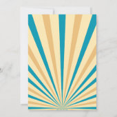 Retro  Bowling Kids Verjaardagsfeest Kaart (Achterkant)