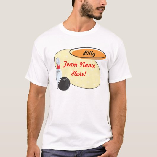 Retro Bowling T-Shirt (Voorkant)