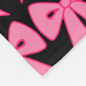 Retro Bows Blanket Cadeft Fleece Deken (Hoek)