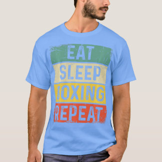 Retro  boxer Funny Eat Sleep Boxer T-shirt