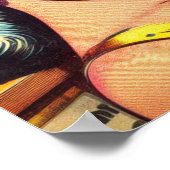 Retro Boxing Girl Comics Poster (Hoek)