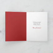 Retro Boy Bugler et la carte de jouets de Noël (Intérieur)