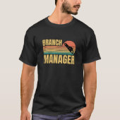 Retro  Branch Manager houtsnoter T-shirt (Voorkant)