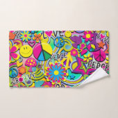 Rétro Branché FUN Années 60 Soixante Fun Funky Col (Serviette à main)