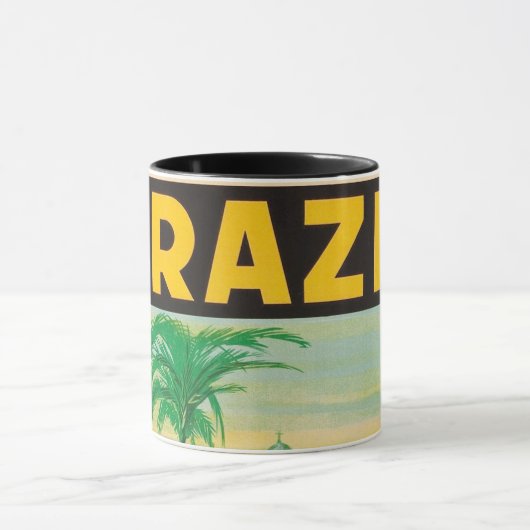 Retro Brazil Mug (Centre)