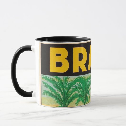 Retro Brazil Mug (Gauche)