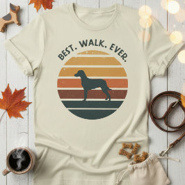Retro Breed Sunset Dog Graphic — Vintage Style T-shirt