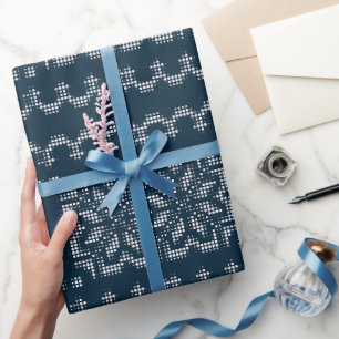 Retro Brei Christmas Trui Patroon Vakantie Cadeaupapier