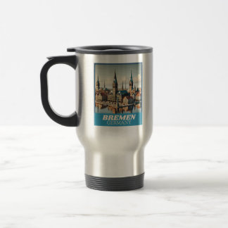 Retro Bremen Skyline Reisbeker