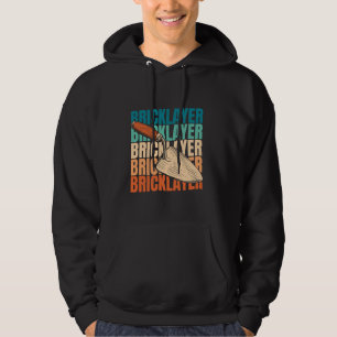 Retro Brickie Metselwerk Bricklayer Block - Brick Hoodie