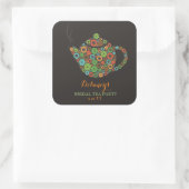 Retro  Bridal Tea Party Stickers (Tas)