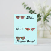 Retro  Briefkaart Enterprise Party Discreet Fun (Staand voorkant)