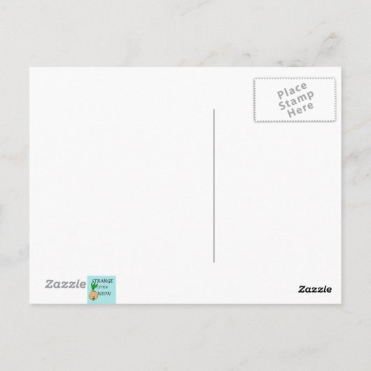 Retro Briefkaart van de Vrouw van de Lezing (Achterkant)