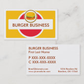 Retro bright visitekaartjes (Voorkant / Achterkant)