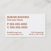 Retro bright visitekaartjes (Achterkant)