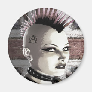 Retro British Punk Mode Magnets Magneet