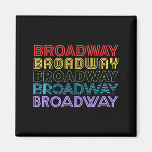 Retro Broadway Muziekliefhebber Theater Muziekthea Magneet