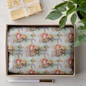 Retro  broekpartij tissuepapier (Geschenk)