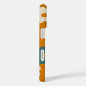 Retro Brown Bloemen Preppy Hippie Chic Gift voor h Case-Mate iPhone Case (Achterkant / Rechts)