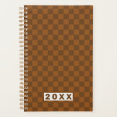 Retro Brown Checkerboard 2026 (Devant)
