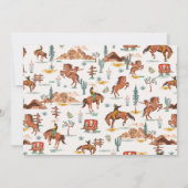 Retro Brown foto Hoe West was een 1e verjaardag Kaart (Achterkant)